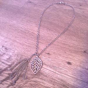 Silver Leaf Necklace